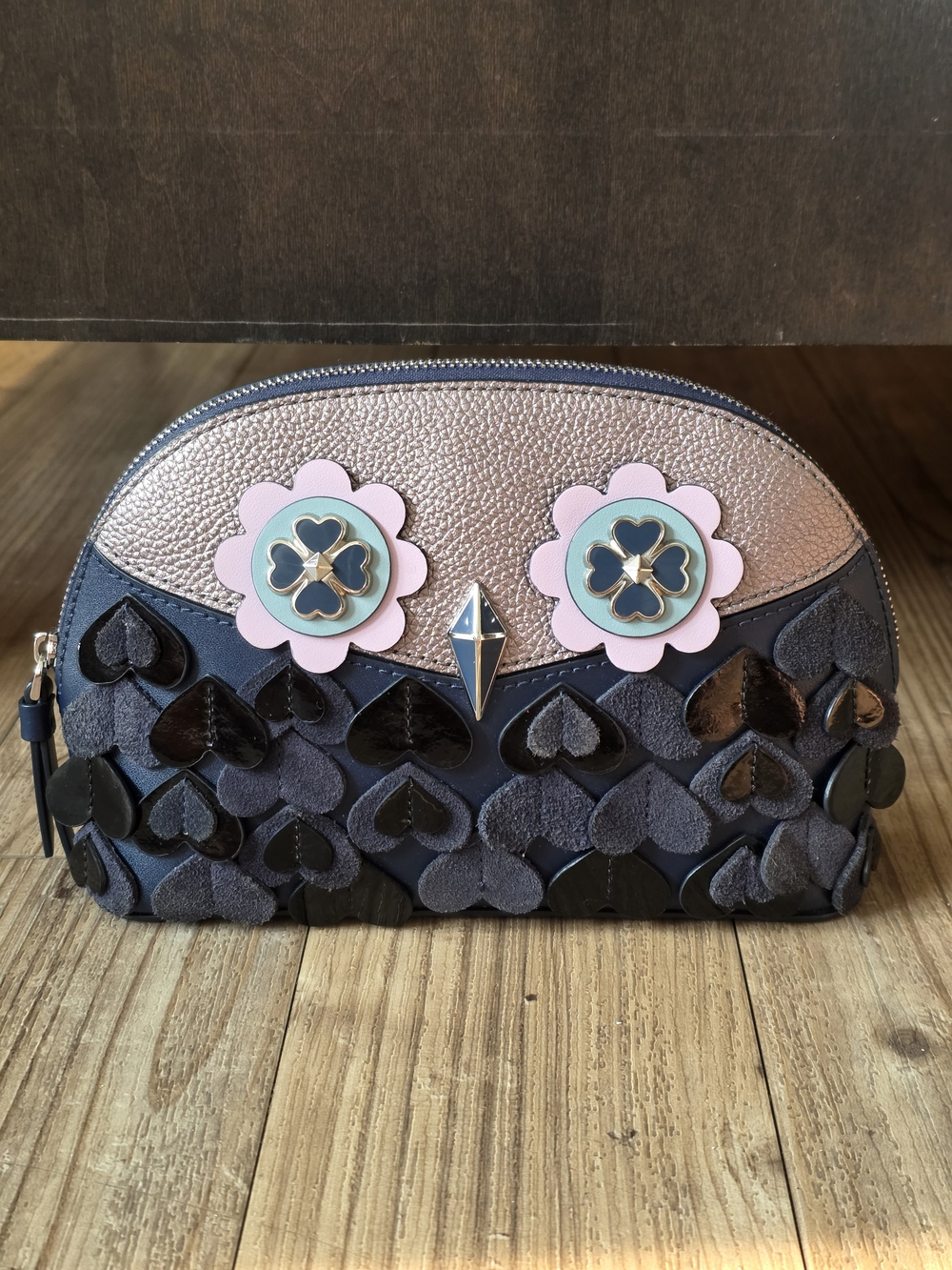 Kate Spade New York Nightcap Owl Cosmetic Bag
